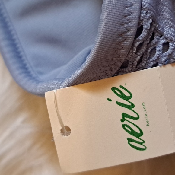 aerie Light Blue Active Sports Bra - Picture 7 of 8